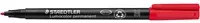STAEDTLER Lumocolor permanent 317 Folienstift mit feiner Spitze in Schwarz und Rot - Bild 1