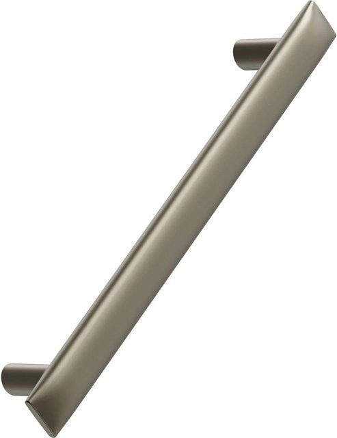 Furnipart Möbelgriff Flow La aus Zinkdruckguss in Messing Gebürstet Gold, Breite: 160 mm, Tiefe: 196 mm - Bild 1