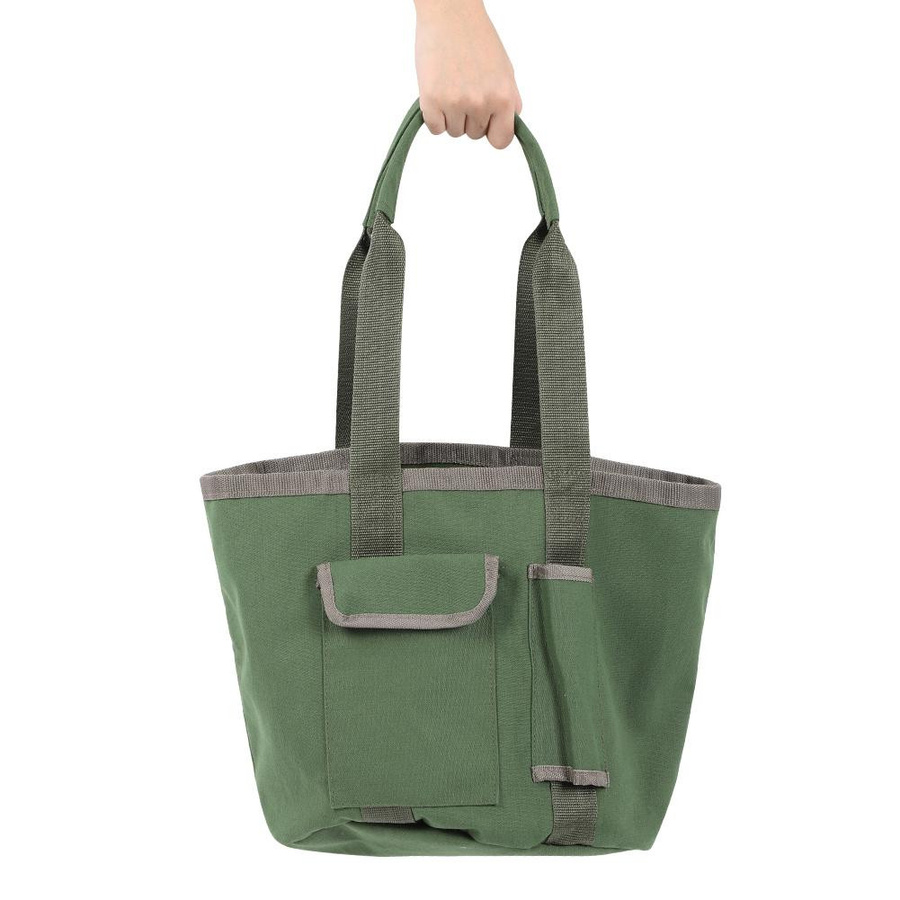 Wasserdichte Gartenwerkzeugtasche mfySpace als tragbarer Aufbewahrungsbeutel in Schwarz und Grün aus Polyester - Bild 2