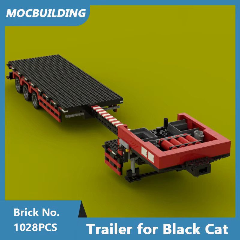MOCBUILDING Anhänger für Schwarze Katze, Bausteine, 1028 Teile - Bild 1