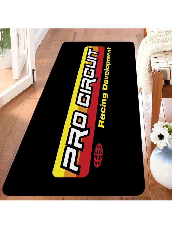 VIKAMA Rennwagen Teppich Rutschfest und Weich in Mehrfarbig für Schlafzimmer und E-Sport-Zimmer - Bild 2