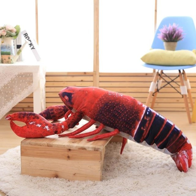 Hummer Plüschtier, Meerestier, schwarz, 120cm, ab 14 Jahren - Bild 1
