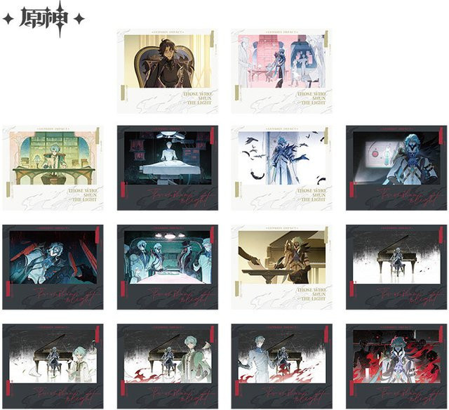 MiHoYo Genshin Impact Blind Box Sammelkarte Dottore Pantalone - Bild 1