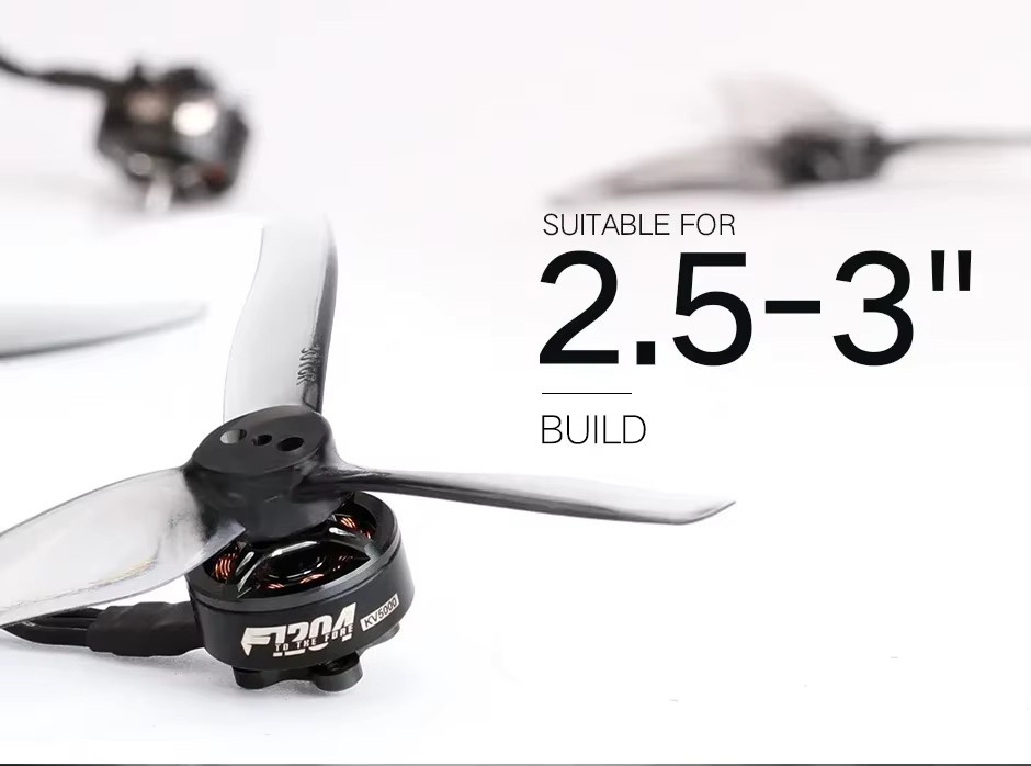 T-MOTOR F1204 Mikro-Brushless-Motor für 2,5-Zoll bis 3-Zoll Toothpick Cinewhoop FPV Racing Drohnen, Farbe: Schwarz - Bild 3