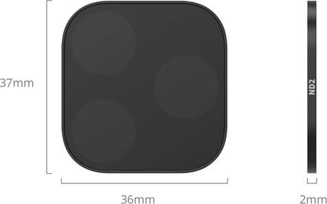 SmallRig 6070 Quadratisches ND-Filter-Set ND2 bis ND16 Schnellwechsel-Filter-Kit für iPhone 17 Pro Serie in Schwarz - Bild 1