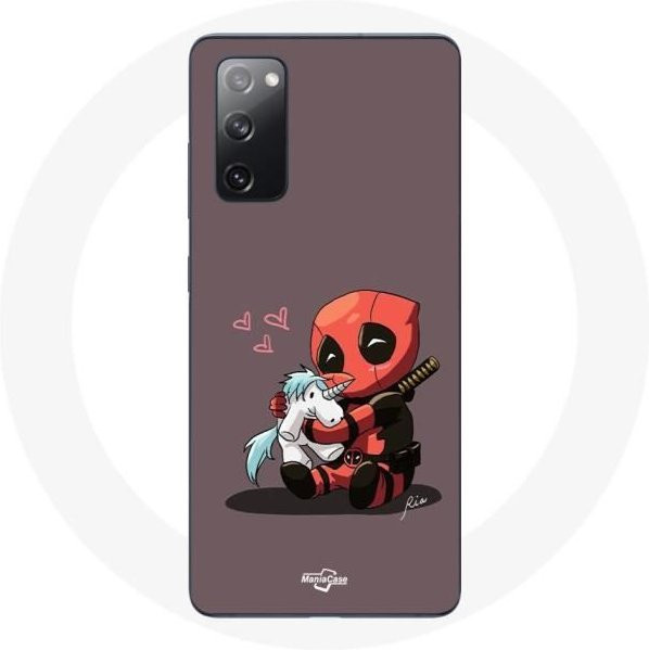 Samsung Galaxy S20 FE Schutzhülle mit Deadpool und Einhorn Design in Multicolour - Bild 1