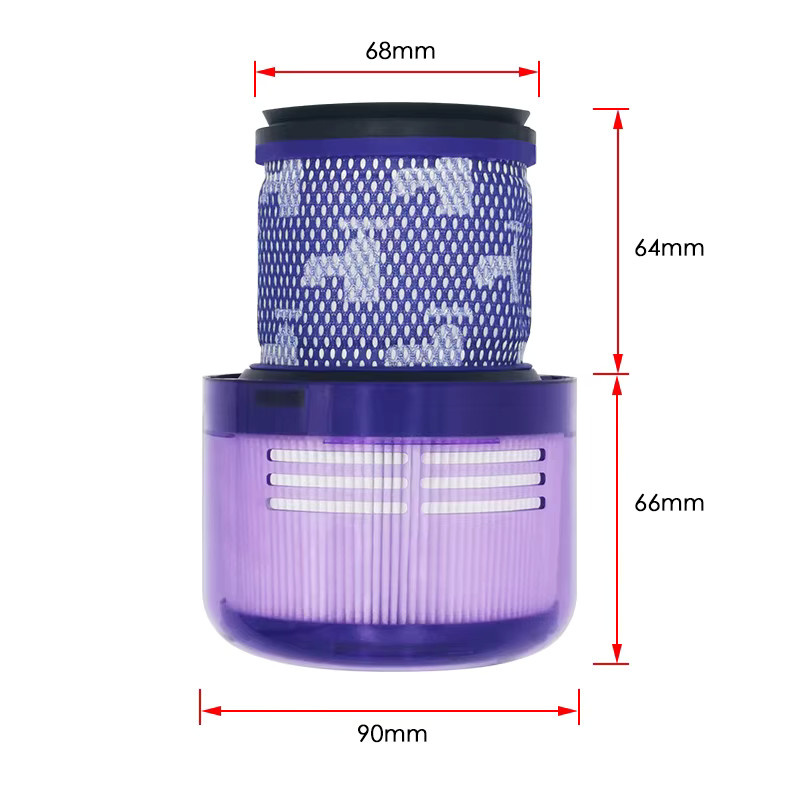 Waschbarer HEPA-Filter für Dyson V11 SV14 V15 Zyklon Absolute Tier Akku-Staubsauger in Purple - Bild 2