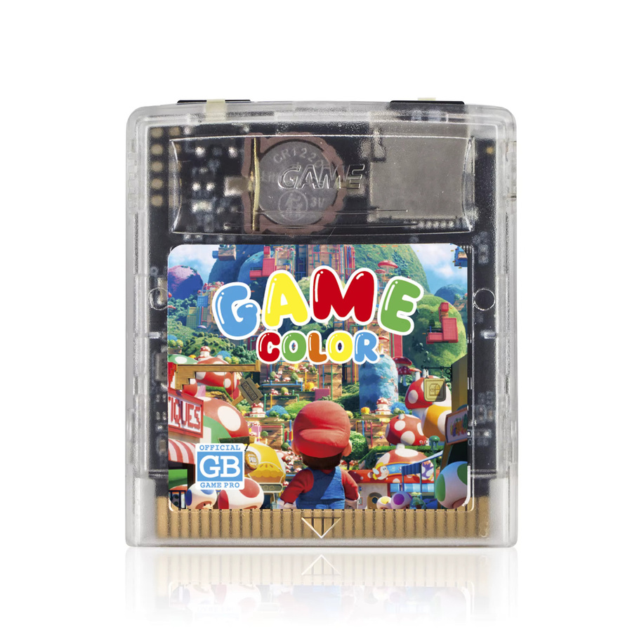 REMANK Gameboy Multi Game Cartridge OS V4 mit über 2000 Spielen für Gameboy Color und Gameboy, inklusive SD-Karte, transparent - Bild 1