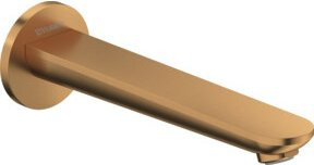 Duravit Wanneneinlauf Wave in Bronze gebürstet mit 20 mm Ausladung - Bild 1