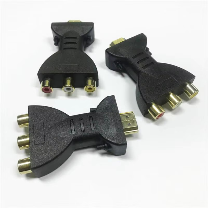Mrgabwte RCA AV zu HDMI Konverter in Schwarz für HD 1080P Video-Audio-Signalübertragung - Bild 3