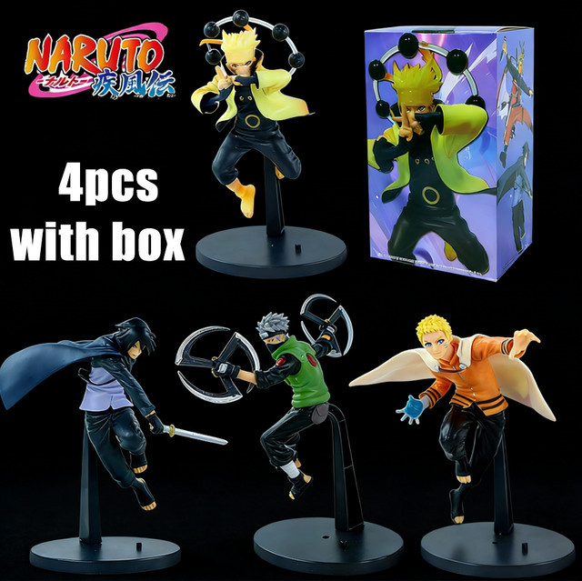 Bandai Naruto, Actionfiguren, 4-teiliges Set - Bild 1