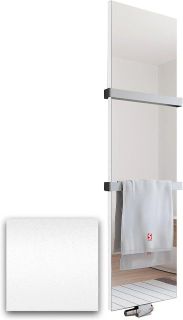 Schulte Design-Heizkörper New York Spiegel Pearl-Weiß 688 W - Bild 1