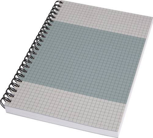 Sigel SN600 Notizbuch Softcover Kariert Blau-Grau