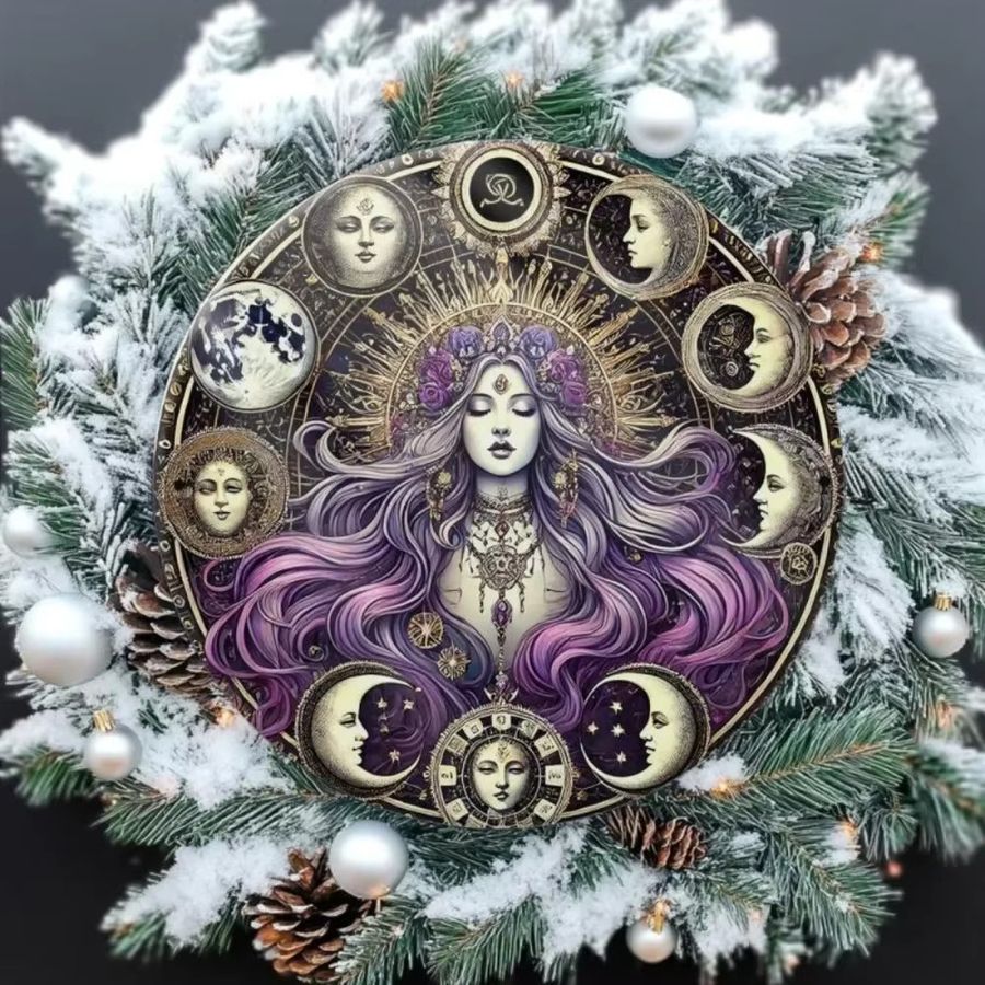 Gothic Hecate Metallschild für Witchcraft Home Decor, Wandmontage - Bild 4