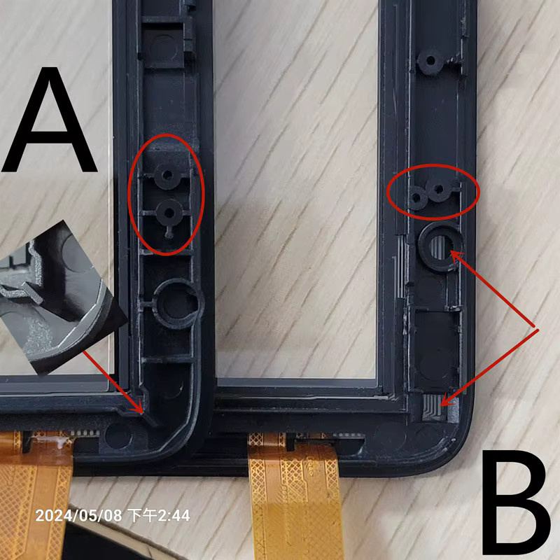 HZYCTP Kapazitiver Touchscreen Digitizer Sensor mit Rahmen für 10,1 Zoll Tablet, Farbe: Schwarz - Bild 2