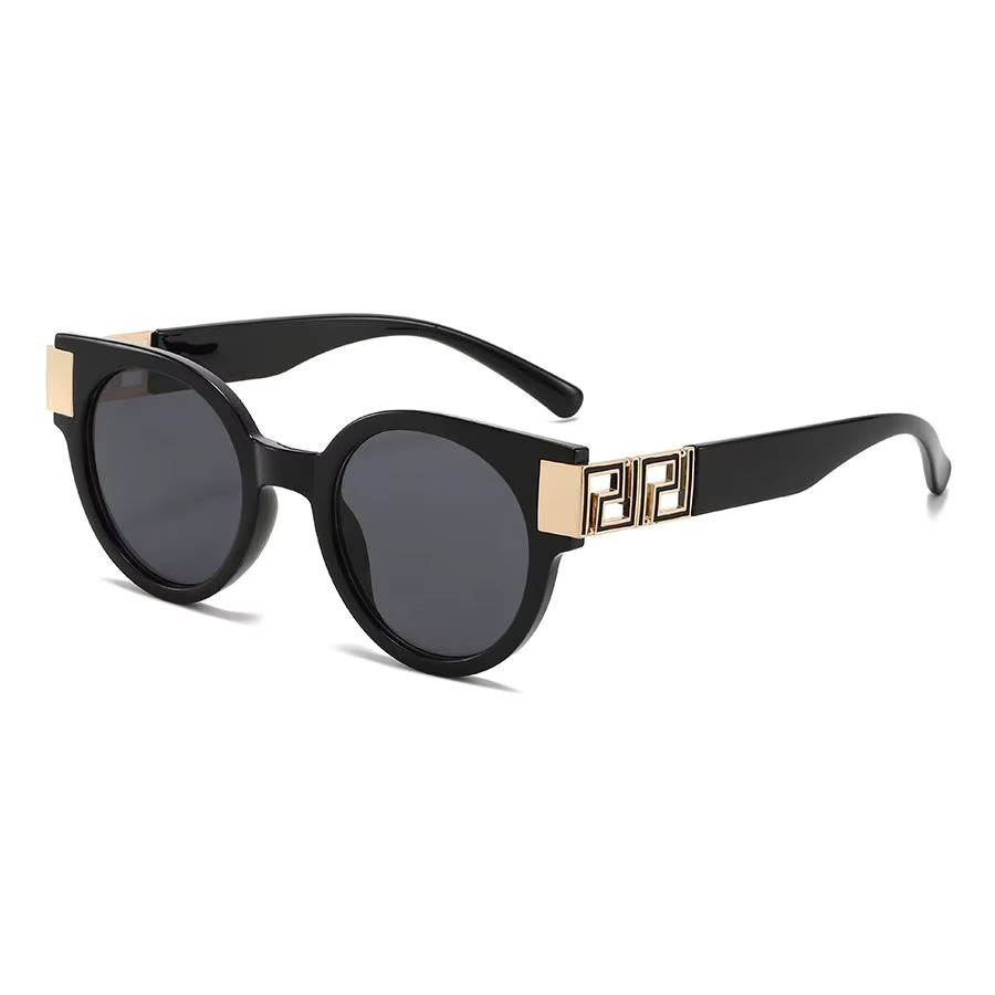 TWOOO Sonnenbrille Cat-Eye, Vollrand, Metall, Damen, gold, black - Bild 6