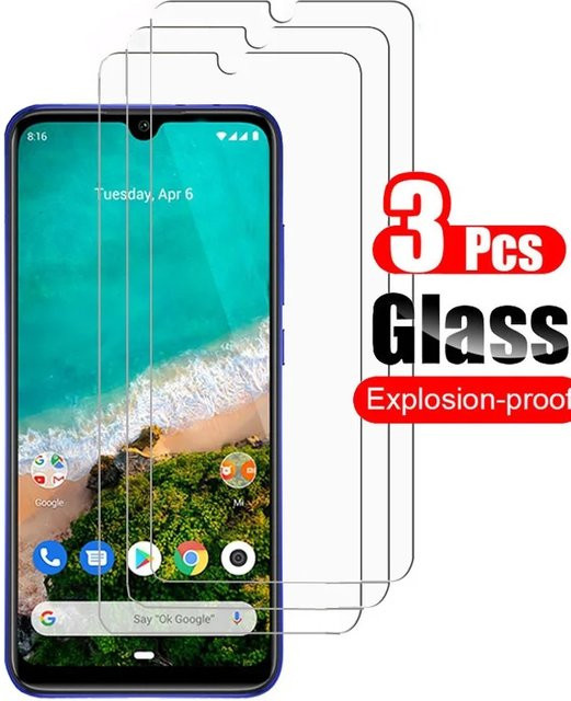 3er-Pack Displayschutzfolie aus gehärtetem Glas für Xiaomi Redmi Note 14S 10S 11S 10A 10C 8 9 Pro 9T 9A 9S 9C in Transparent - Bild 1