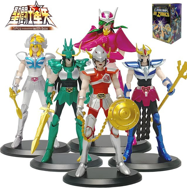 Bandai Saint Seiya Myth Cloth EX Pegasus Dragon Shiryu Hyoga Cygnus Phoenix Ikki, Actionfiguren, Einzelfigur, 18 cm - Bild 1