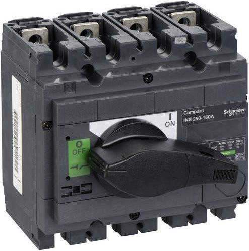 Schneider Electric 31105 Lasttrennschalter 160A 250 V/DC 690 V/AC in Schwarz und Grau - Bild 1
