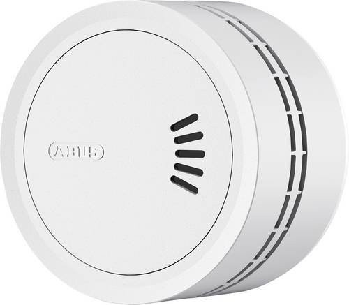 ABUS PREFIRA Mini Plus Rauchwarnmelder in Weiß mit 10-Jahre-Batterie, Durchmesser: 70 mm, Höhe: 44 mm - Bild 1