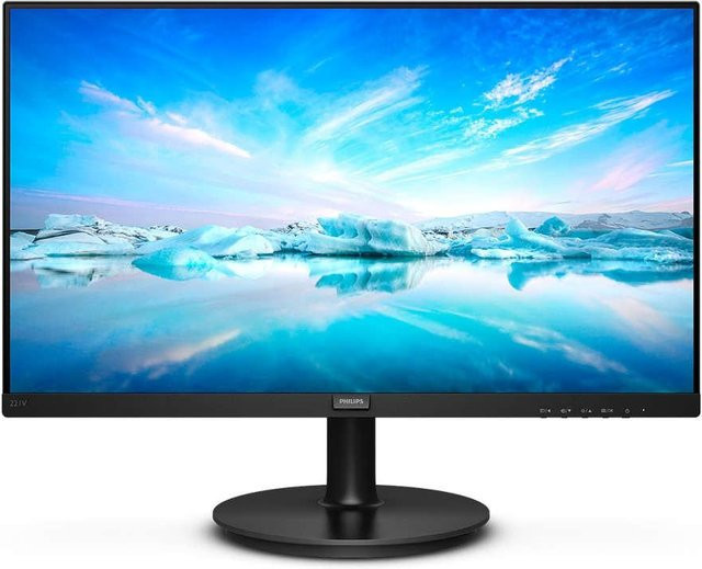 Philips Monitor 221V8 mit 21,5 Zoll VA-Panel und HDMI in Schwarz - Bild 1
