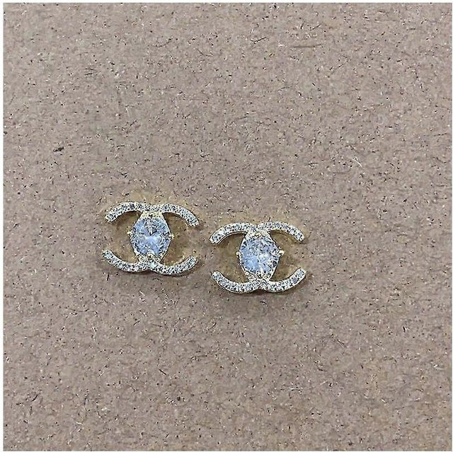 HARMONY XU Ohrstecker 925 Silber, Zirkonia, Gold, Damen - Bild 1