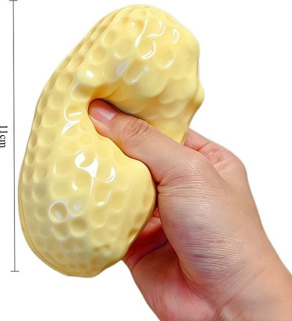 BC Pet Supplies Erdnuss-Dekompressionsspielzeug, Weiches Gummi, ASMR Sensorisches Fidget-Spielzeug - Bild 1