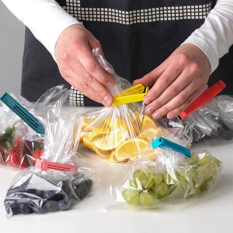 Tragbare Kunststoff Lebensmittel-Clips zur Versiegelung von Snack- und Vorratstüten in Mehrfarben - Bild 2