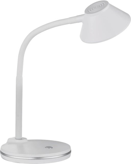 Reality by Trio LED-Tischleuchte Berry in Weiß, verstellbare Schreibtischlampe modern - Bild 1