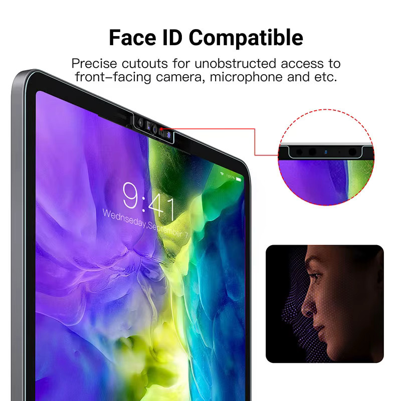 VORILYNEX Paper Feel Displayschutzfolie im 3er-Pack, matt, PET, für iPad 10. Generation, Air 5, 4 (10.9 Zoll 2022), Pro 11 und iPad 10.2, 9., 8., 7. Generation, transparent - Bild 2