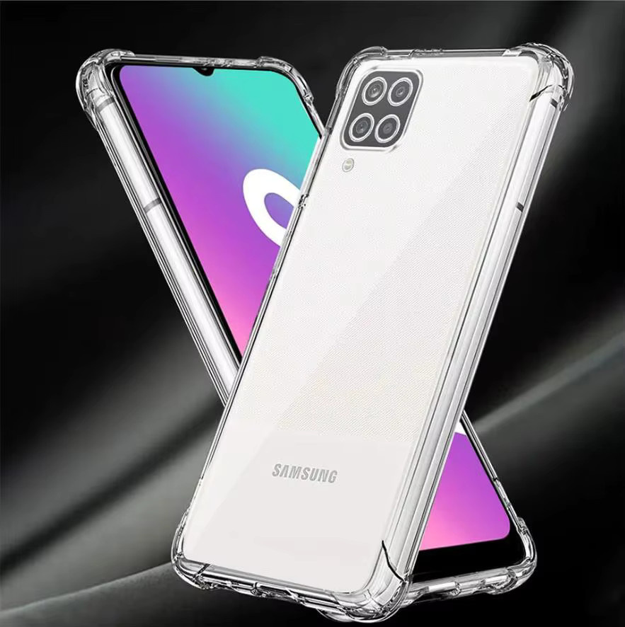 Stoßfeste transparente TPU-Hülle für Samsung Galaxy A12, M12 und F12 mit Airbag-Schutz - Bild 2