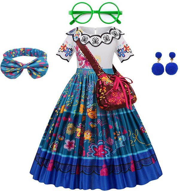 Anhänger Prinzessinnenkleid, Kinder, blue - Bild 1