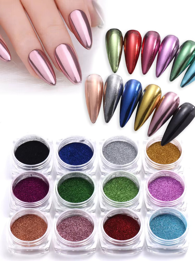 SWEET TREND Nagelpuder, Metallic, 12 Farben - Bild 6