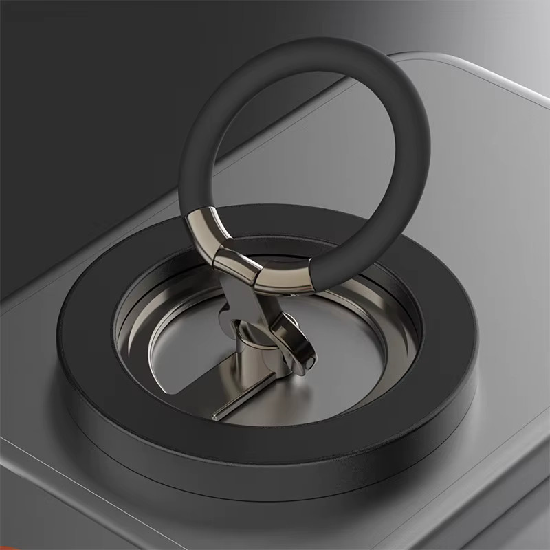 QGhappy MagSafe Handyhalter Doppelseitiger Magnetischer Handyring-Ständer in Weiß für iPhone und Samsung - Bild 4