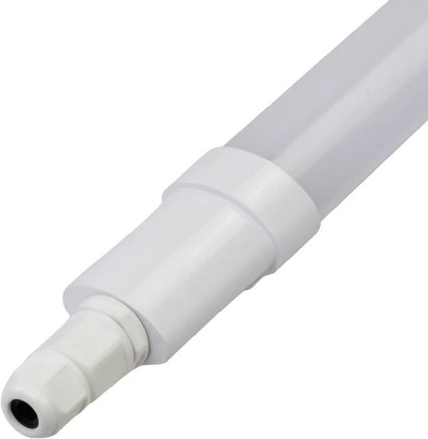 LUXULA LED Feuchtraumleuchte Wannenleuchte Weiß 18W 4000K Neutralweiß IP65 IK08 Länge: 120 cm - Bild 1