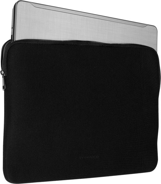 Vivanco Universal Neopren Notebook Sleeve für 15.6 Zoll, Schwarz - Bild 1