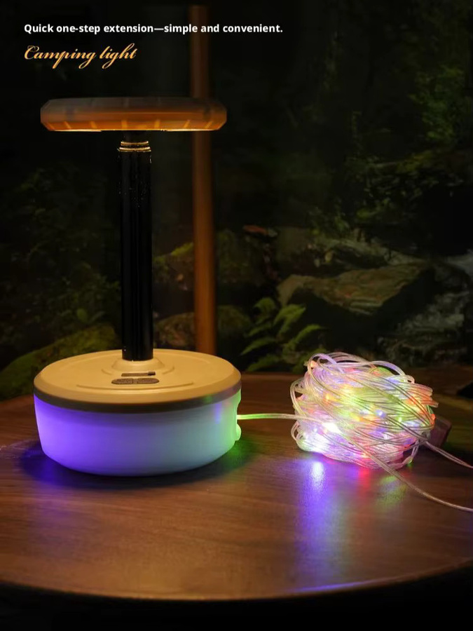 ESMARTER Multifunktionale Magnetische Campinglampe in Weiß für Outdoor-Abenteuer und Wandern - Bild 5