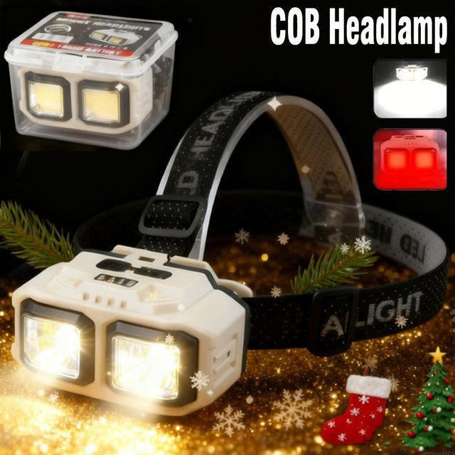 Heinast COB-LED-Scheinwerfer, wiederaufladbares weißes Arbeitslicht, wasserdichtes Floodlight für Outdoor, Camping und Reparaturarbeiten - Bild 1