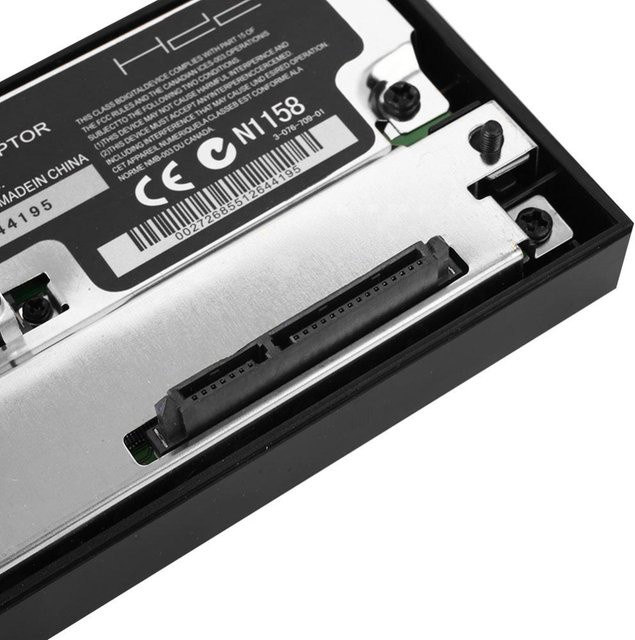 ALLOYSEED Universeller Netzwerkkartenadapter für SATA und IDE, Black, Gaming-Zubehör für PS2 zur Nutzung von 2,5 und 3,5 Zoll SATA HDDs - Bild 1