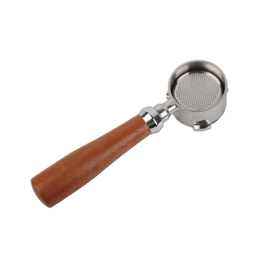 Bodenloser Siebträger aus Zinklegierung in Braun für deine DeLonghi ECP3420 Kaffeemaschine, 51mm Kaffeefilterhalter - Bild 2