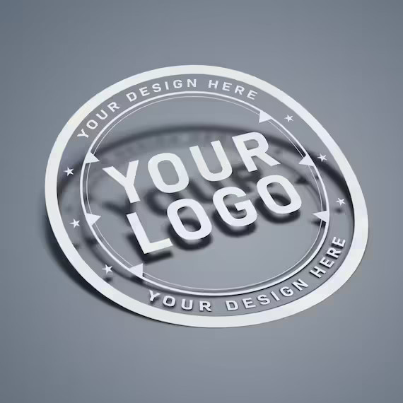 Wasserdichte PVC Vinyl Aufkleber mit Logo-Druck in Mehrfarbig und Transparent - Bild 1