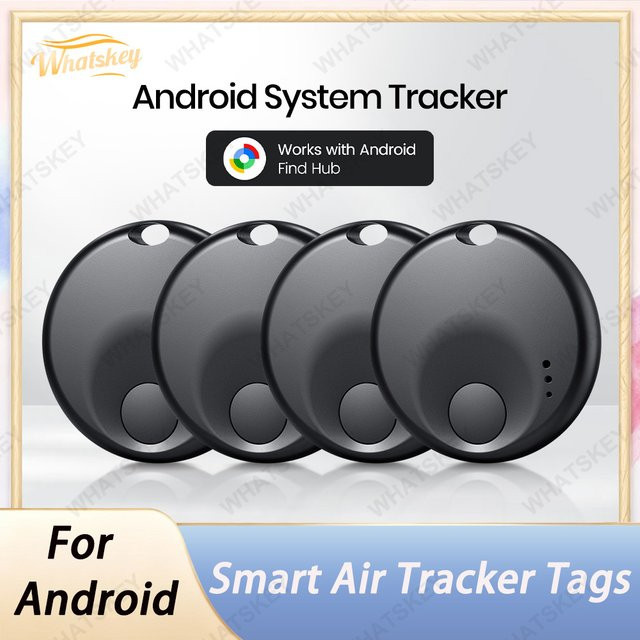 Peocke Smart Tags Bluetooth-Artikelfinder für Android, kompatibel mit Google Find My Device App, Tracker für Geldbörse, Gepäck und Schlüssel in Schwarz oder Weiß - Bild 1