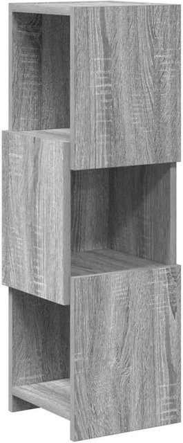 vidaXL Eckschrank in Grau Sonoma aus Holzwerkstoff, B/T/H: 25,0 x 25,0 x 80,0 cm - Bild 1