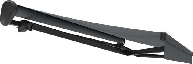 Gelenkarmmarkise Ebro mit Motor in Anthrazit Dunkelgrau B: 300 cm, A: 200 cm - Bild 1