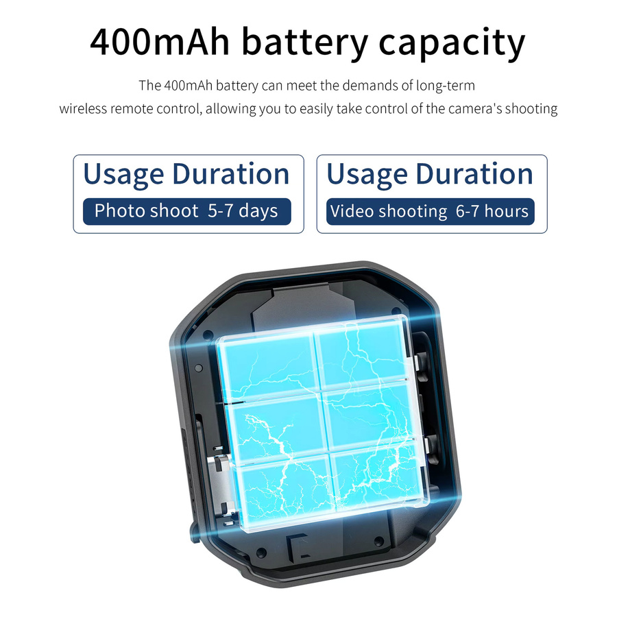 DJI Bluetooth GPS Fernbedienung für DJI Action 5 Pro, Action 6 und Action 4 Sportkameras, Schwarz - Bild 3