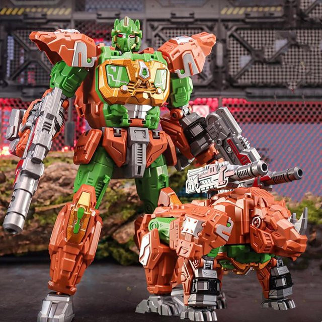LiJiang Dinosaurier Actionfigur Roboter Auto, ab 14 Jahren - Bild 1