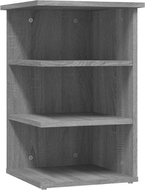 vidaXL Beistellregal in Grau Sonoma aus Holzwerkstoff, B/T/H: 35 x 35 x 55 cm - Bild 1