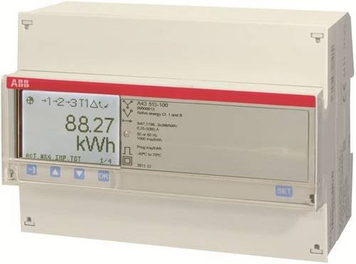 ABB A43 513-100 2CMA170532R1000 Drehstromzähler in Weiß - Bild 1