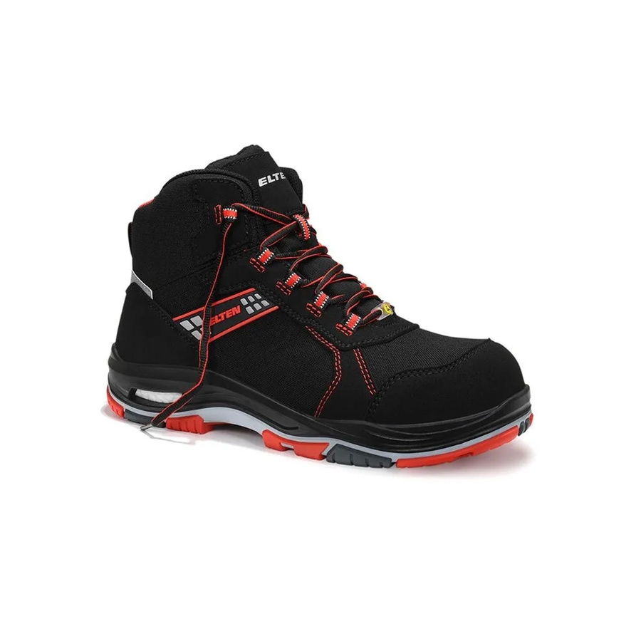 Elten Sicherheitsstiefel IAN XXTP RED Mid ESD S2 in Rot/Schwarz, Größe 41 - Bild 2