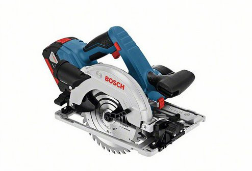 Bosch Professional Akku-Handkreissäge GKS 18V-57 G Solo in Blau, 18 V, mit 165 mm Sägeblatt - Bild 3